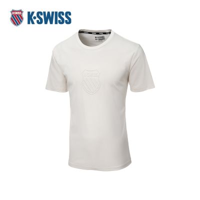 K-SWISS 短袖T恤 26SS TEE 3 M 短上衣 男短袖上衣 米色 1013686-161
