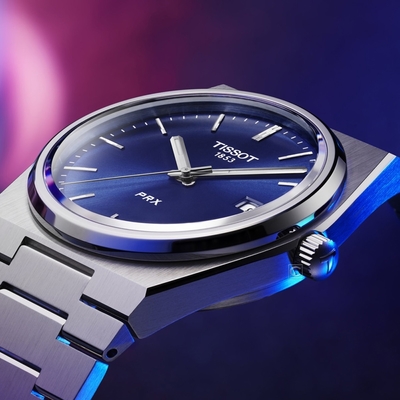 TISSOT 天梭 官方授權 PRX 40 205 復古新浪潮時尚男錶 手錶 畢業禮物首選(T1374101104100)