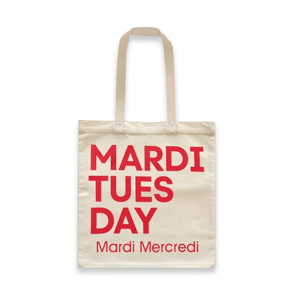 新品 多色選! Mardi Mercredi 經典小雛菊字母純棉帆布袋