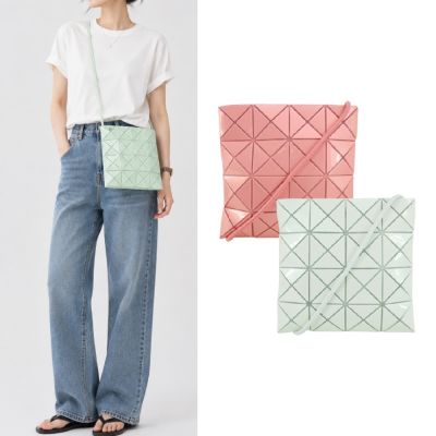 ISSEY MIYAKE 三宅一生 BAOBAO LUCENT ONE-TONE 4X4漆面光感斜背包(多色選)