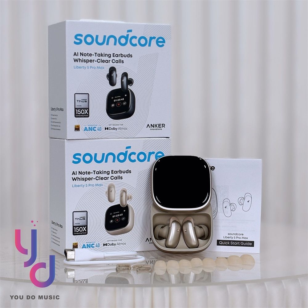 Soundcore Liberty 5 Pro Max 旗艦降噪藍牙耳機ANC 4.0 智慧螢幕頂級