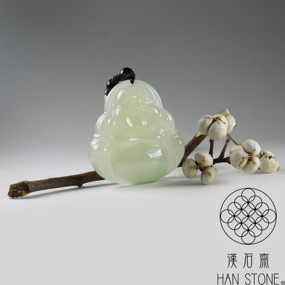 漢石齋】天然和田玉彌勒佛玉佩吊墜白玉(44*46*12mm) | 漢石齋| Yahoo