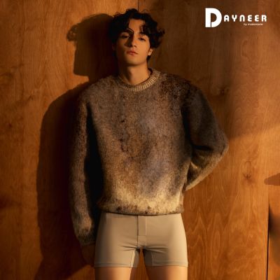 DAYNEER 素面寬鬆四角男內褲 M-XXL(鑿石灰)