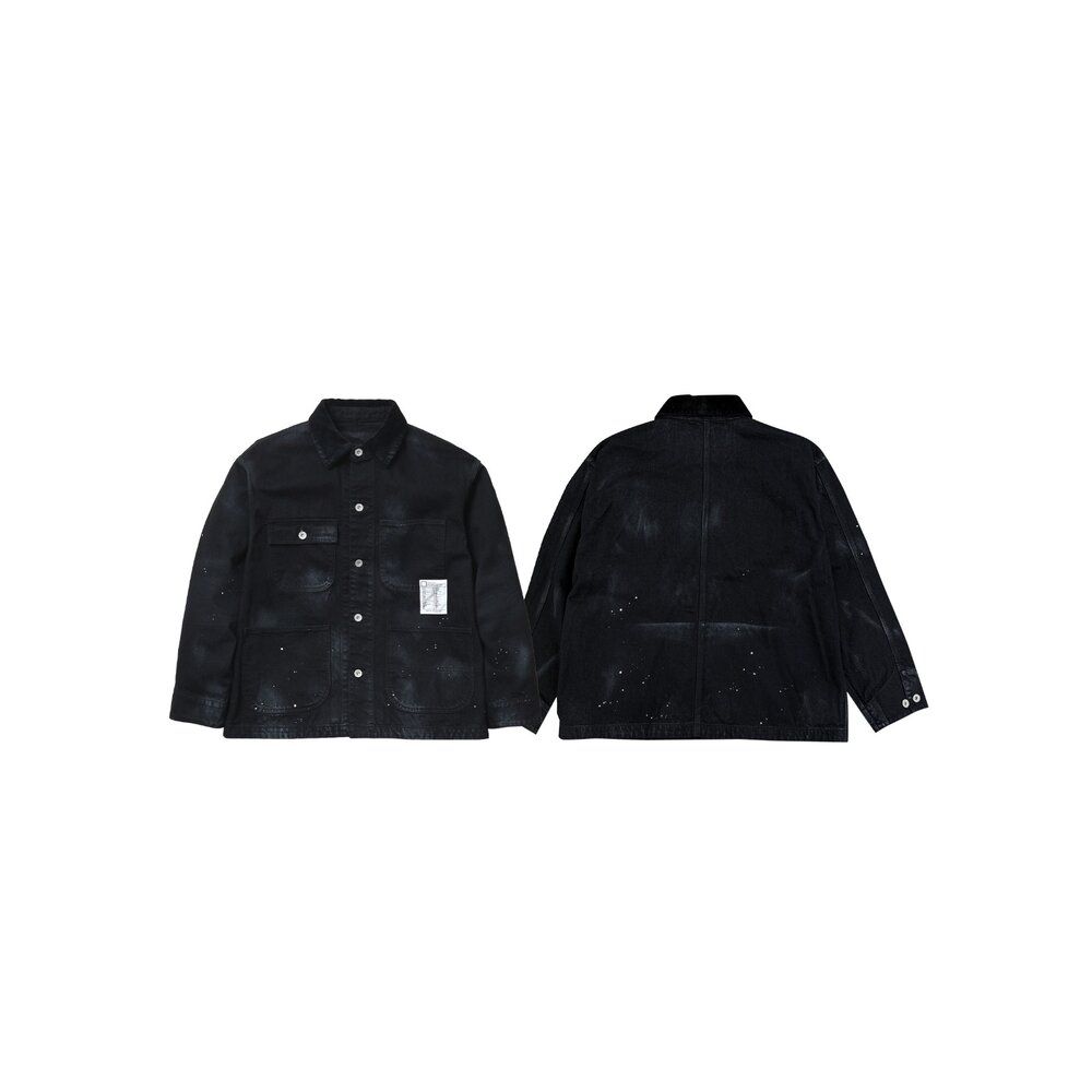 Neighborhood Bw. Washed Coverall Jacket Black 黑色外套252AQNH
