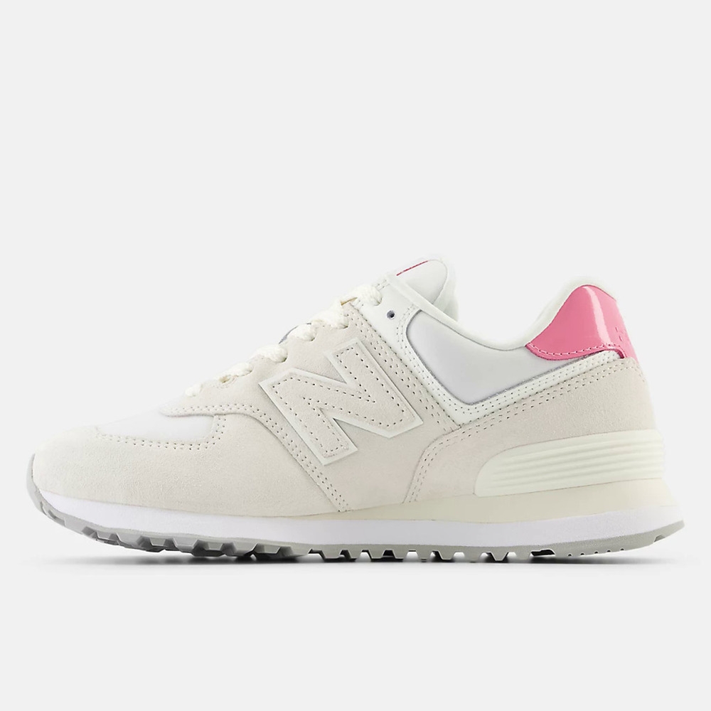 NEW BALANCE 女休閒鞋-米灰粉 574系列-WL5742BA-B
