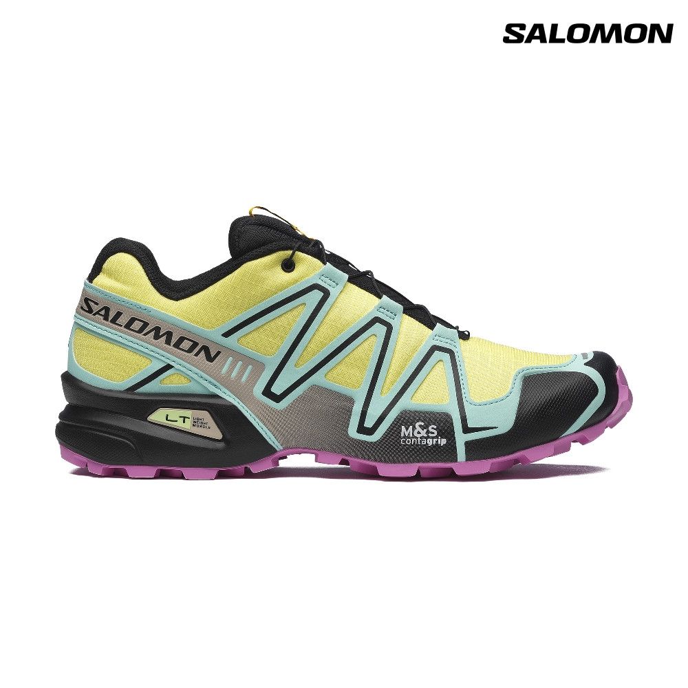Salomon索羅門】SPEEDCROSS 3 運動鞋鳶尾黃/冰/花粉| 野跑鞋| Yahoo