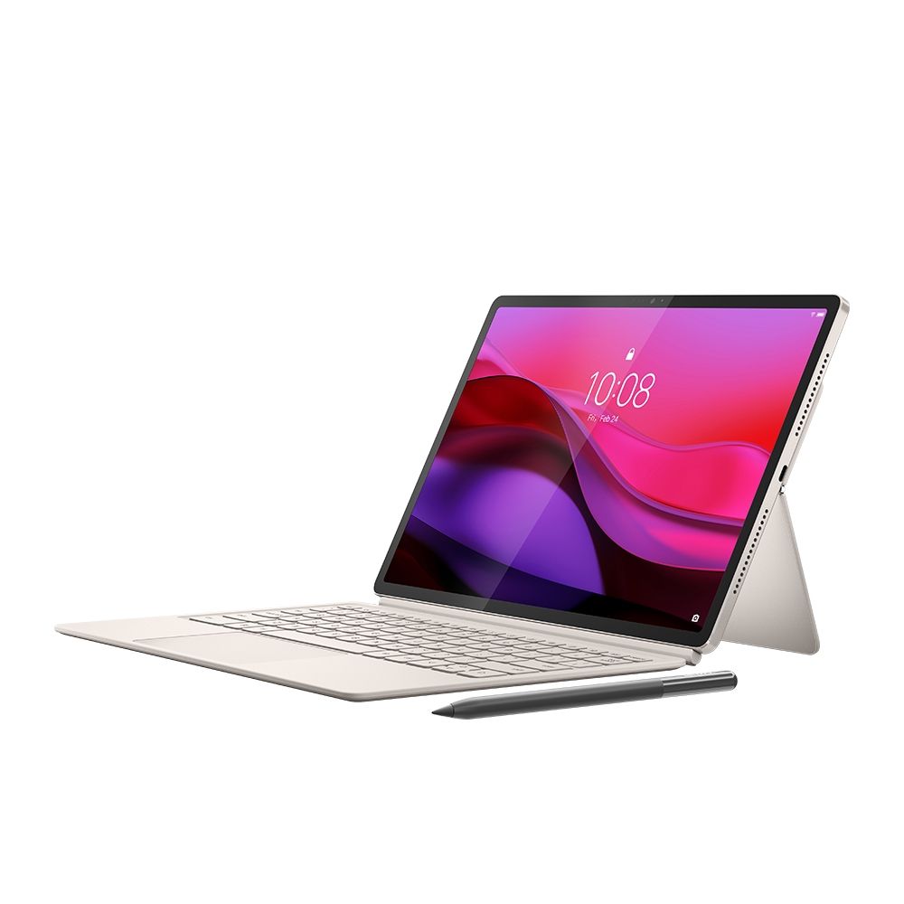 Lenovo Yoga Tab Plus TB520FU 奶霜白12.7吋平板電腦鍵盤組WiFi