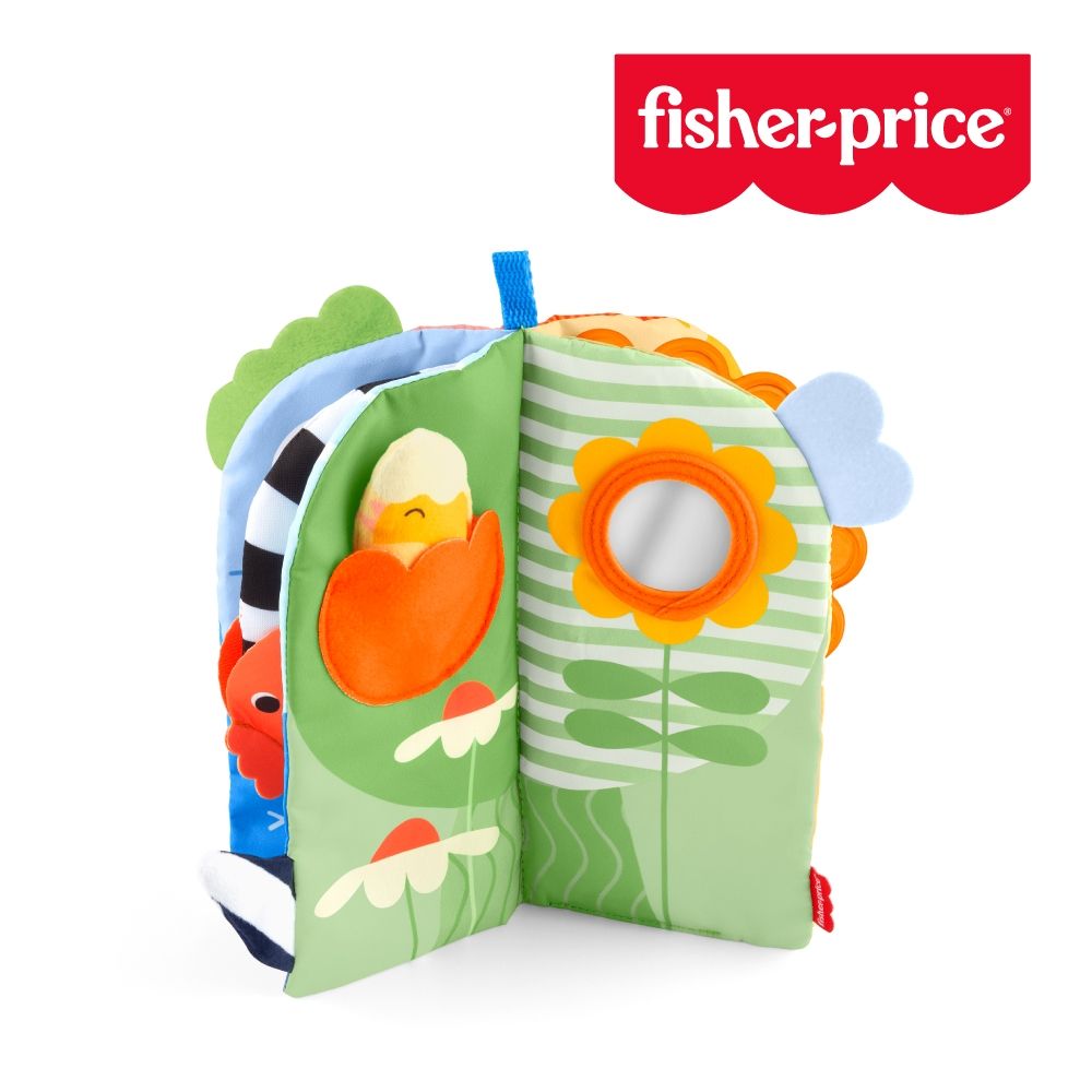 奇哥官方旗艦 Fisher-Price 費雪 感官探索四季動物布書