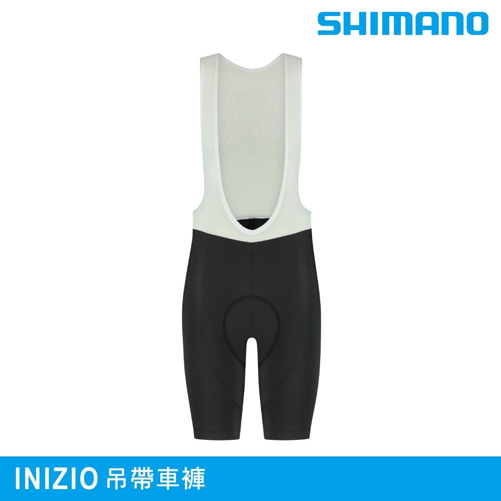 SHIMANO 男 吊帶車褲 INIZIO｜黑色 S-XXL (單車褲 自行車褲 公路車褲 吊帶褲)