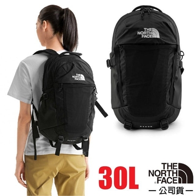 【The North Face】RECON 抗撕裂多功能耐磨減震減壓後背包30L_52SH-4HF 摩登黑 N