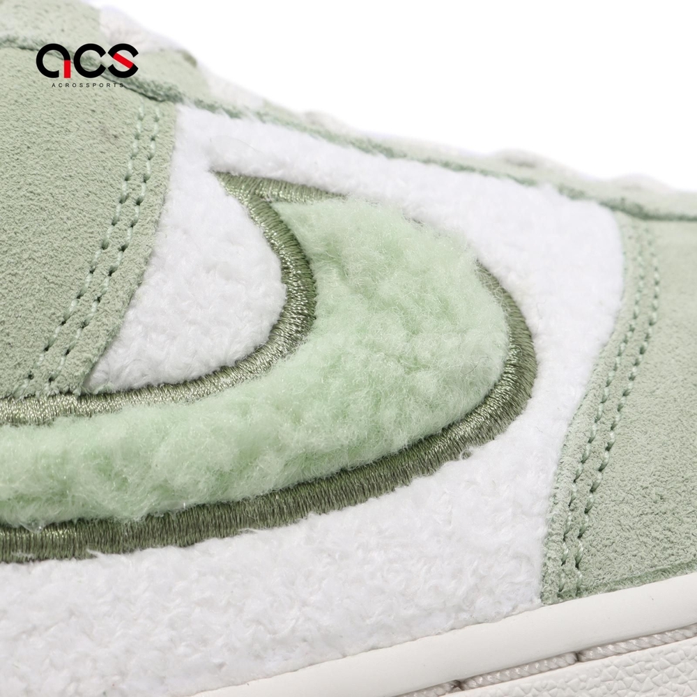 Nike 休閒鞋Wmns Air Force 07 LX 女鞋男鞋哈密瓜綠羊毛絨AF1 FB1872