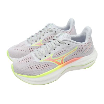 Mizuno 美津濃 慢跑鞋 Wave Inspire 22 超寬楦 女鞋 灰 支撐 緩震 J1GD2645-71