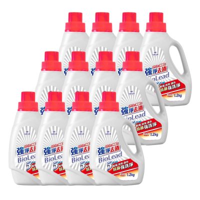 《臺塑生醫》BioLead超濃縮強淨去漬洗衣精1.2kg(12瓶入)