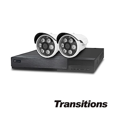 全視線 4路主機(HS-HG4311)+LED攝影機(MB-1080P1)x2顆 台灣製造