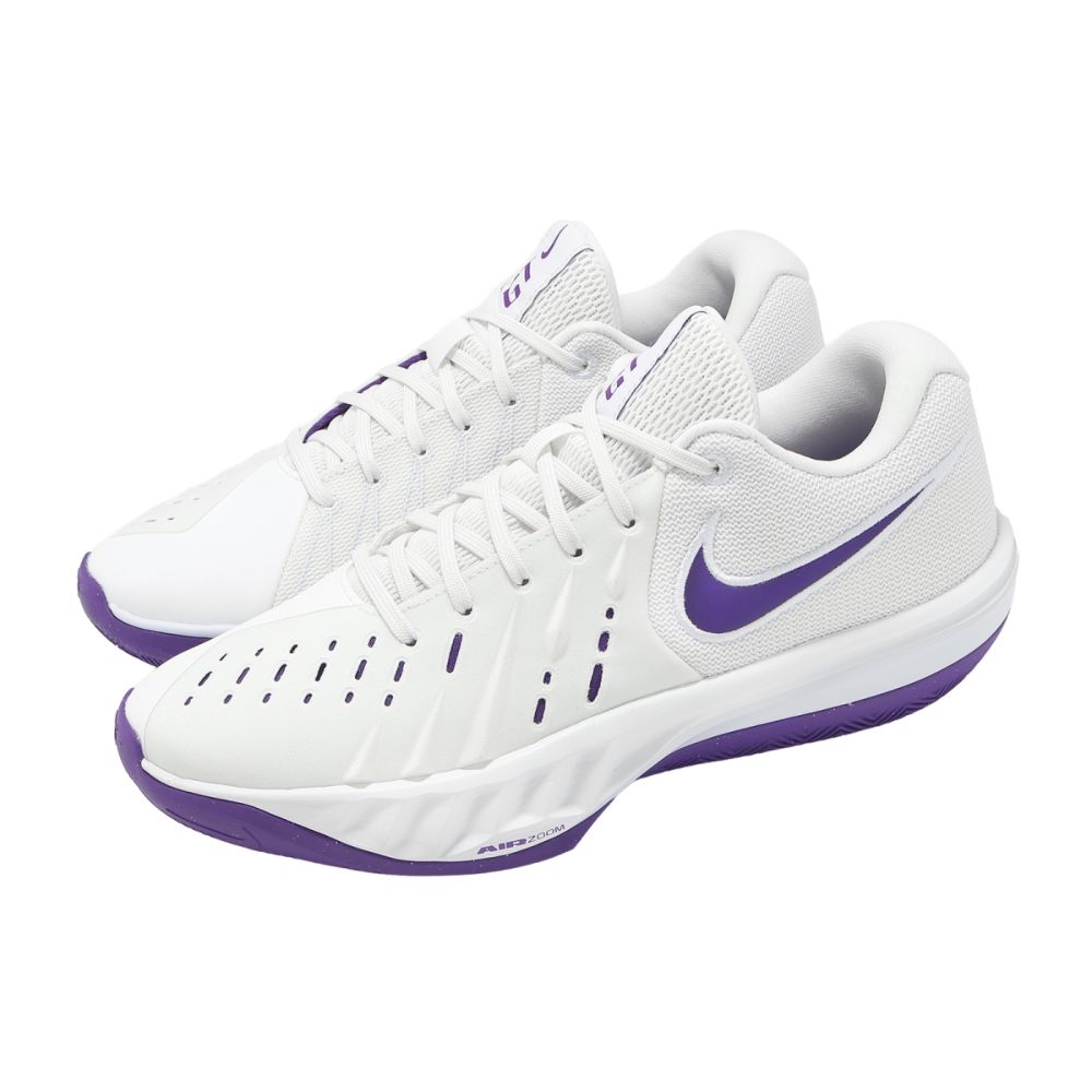Nike 籃球鞋 Zoom GT Cut Academy 2 EP 男女鞋 紫 白 HV9775-100