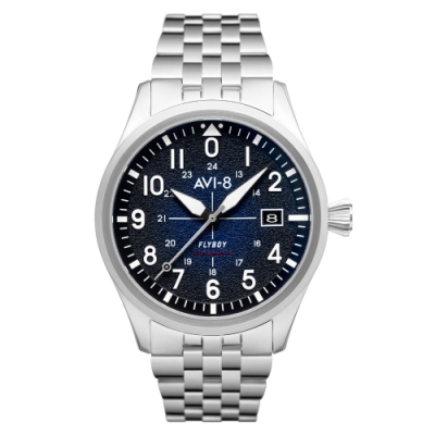 AVI-8 FLYBOY ENGINEER 飛行機械錶-藍/42mm