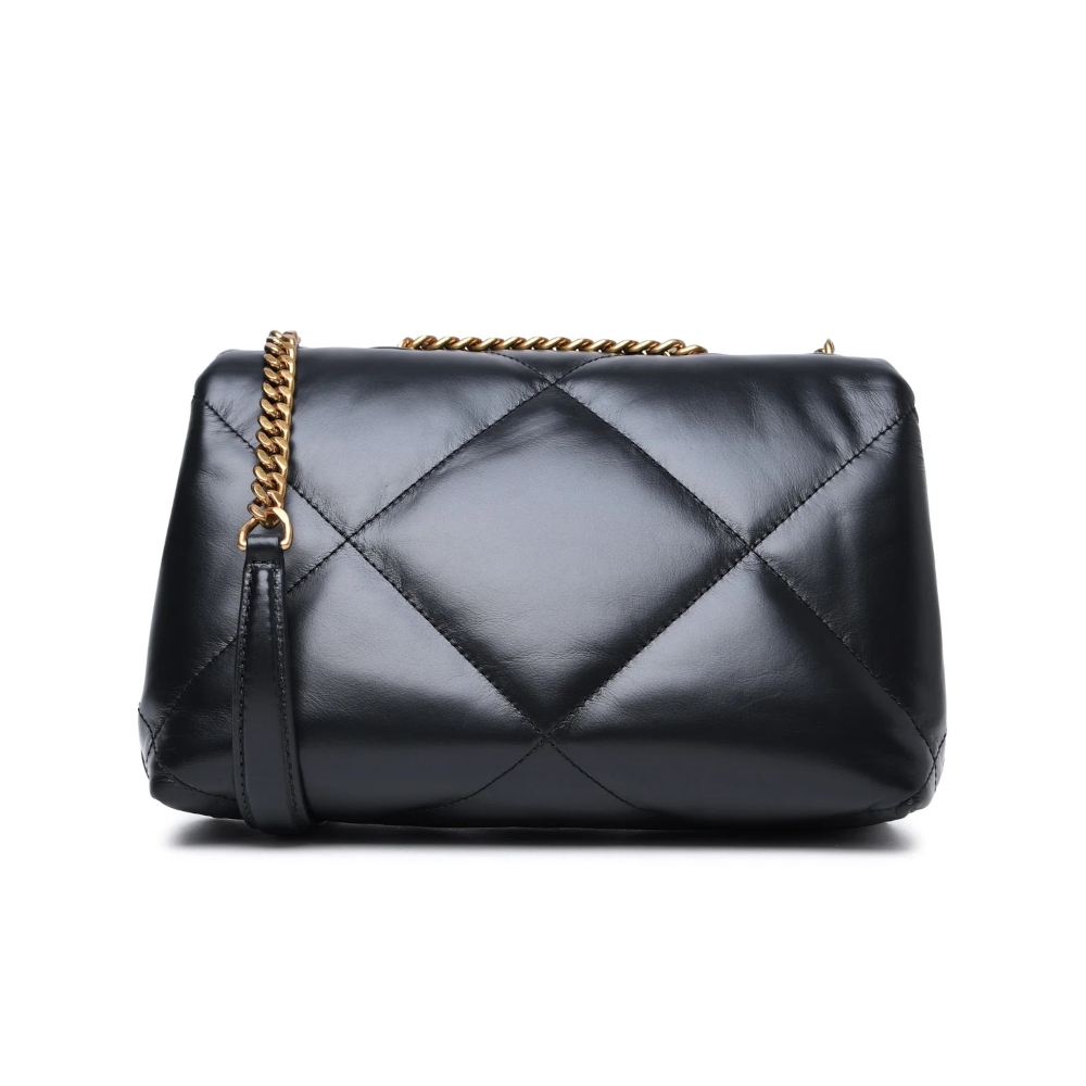 TORY BURCH Kira Small Diamond Quilt 小款菱格形絎縫鍊條肩背包黑色