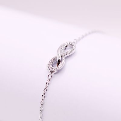 SWAROVSKI 施華洛世奇 Hyperbola 手鏈 鍍白金色