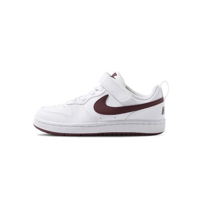 Nike Court Borough Low Recraft 中童 白咖 魔鬼氈 低筒 休閒鞋 DV5457-112