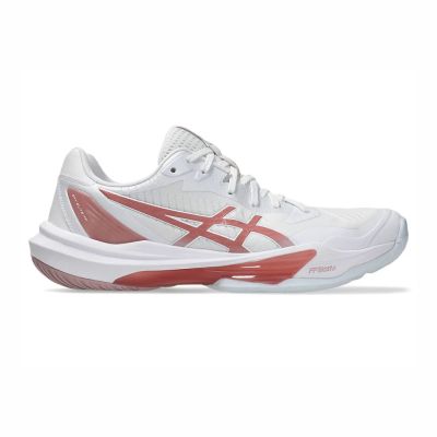 Asics 亞瑟士 Sky Elite FF 3 [1052A075-105] 女 排球鞋 羽排鞋 匹克球 回彈 白 粉