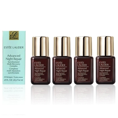Estee Lauder 雅詩蘭黛 特潤超導全方位修護露 (小棕瓶) 7ml 旅行小樣 ---有盒版(4入組)