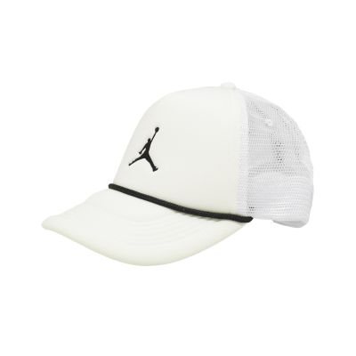 Nike 棒球帽 Jordan Rise Cap 大童 卡車帽 白 童帽 帽子 JD2433026GS-001