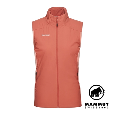 【Mammut 長毛象】Rime Light IN Flex Vest W 機能化纖立領背心 磚紅/石英粉 女款 #1013-03190