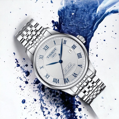 TISSOT 天梭錶 LE LOCLE 力洛克 20週年自動機械腕錶-T0064071103303 畢業禮物首選