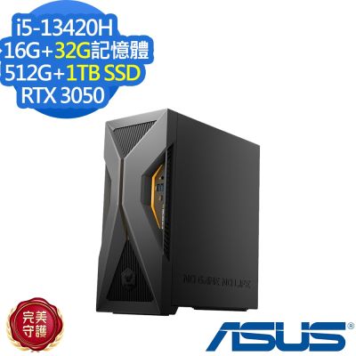ASUS華碩 ASUS 華碩 H-T500MV-13420H415W5 桌上型電腦 i5-13420H/RTX3050/16G+32G/512G+1TB SSD/特仕版
