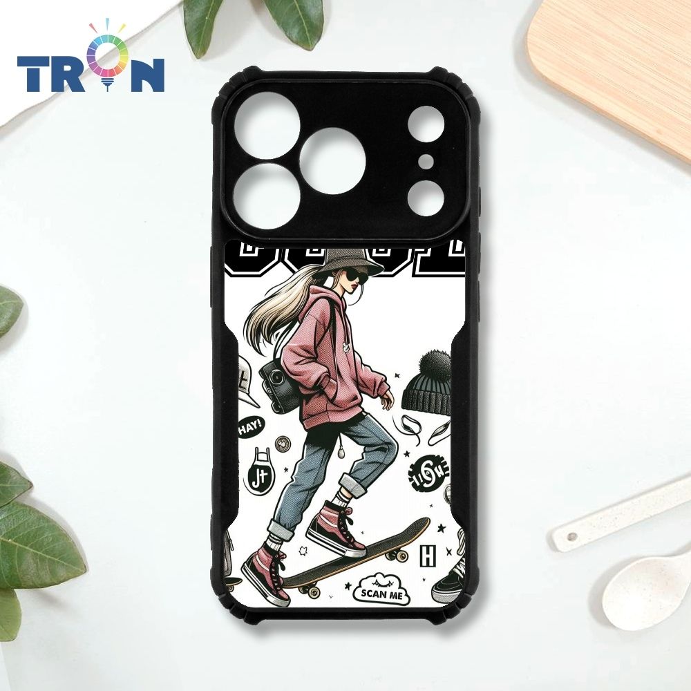 TRON iPhone 17 Pro 雜誌風 四角防摔 機甲殼 軟硬殼 手機殼