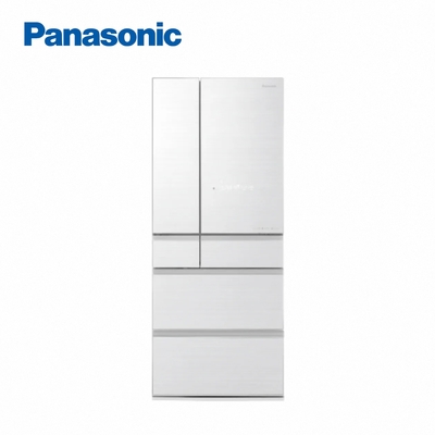 Panasonic國際牌 550公升日本製鏡面六門變頻電冰箱 翡翠白 NR-F551WX-W1