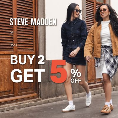 【任選2件95折】STEVE MADDEN+秋日購物節｜指定商品