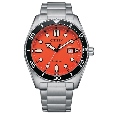CITIZEN星辰 GENTS 馬卡龍撞色光動能男錶-AW1760-81X-43mm