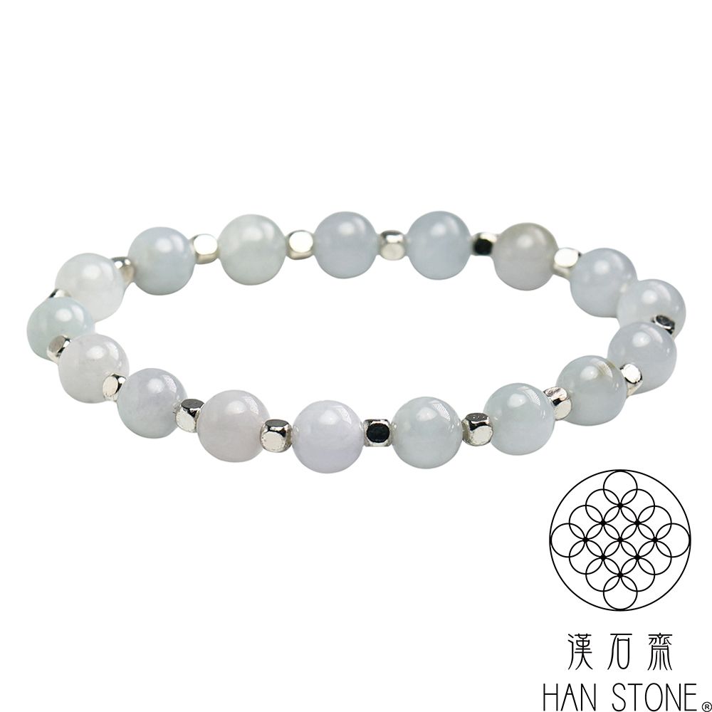 【漢石齋】天然翡翠A貨 手珠手串 冰糯種(7.8mm/17pcs)