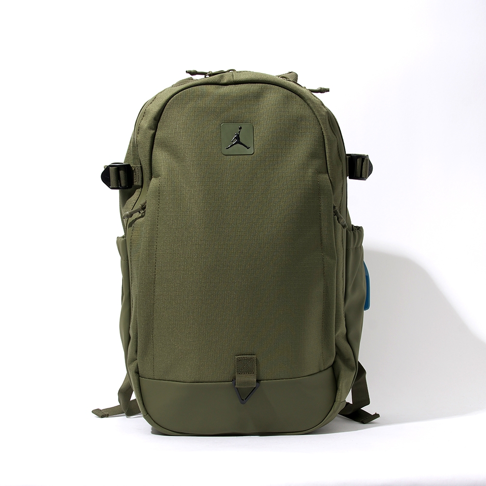 Nike Jordan Cordura 軍綠色抗撕裂15吋多夾層筆電包後背包JD2443010AD