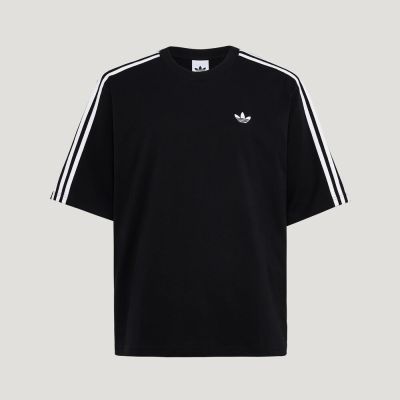 Adidas 愛迪達 3s Tee KG6331 男 T恤 運動上衣 休閒短袖 黑 白邊 亞版 純棉