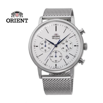 ORIENT 東方錶 Multi-eyes 經典系列 米蘭鋼帶款 白色 RA-KV0402S - 42.4 mm
