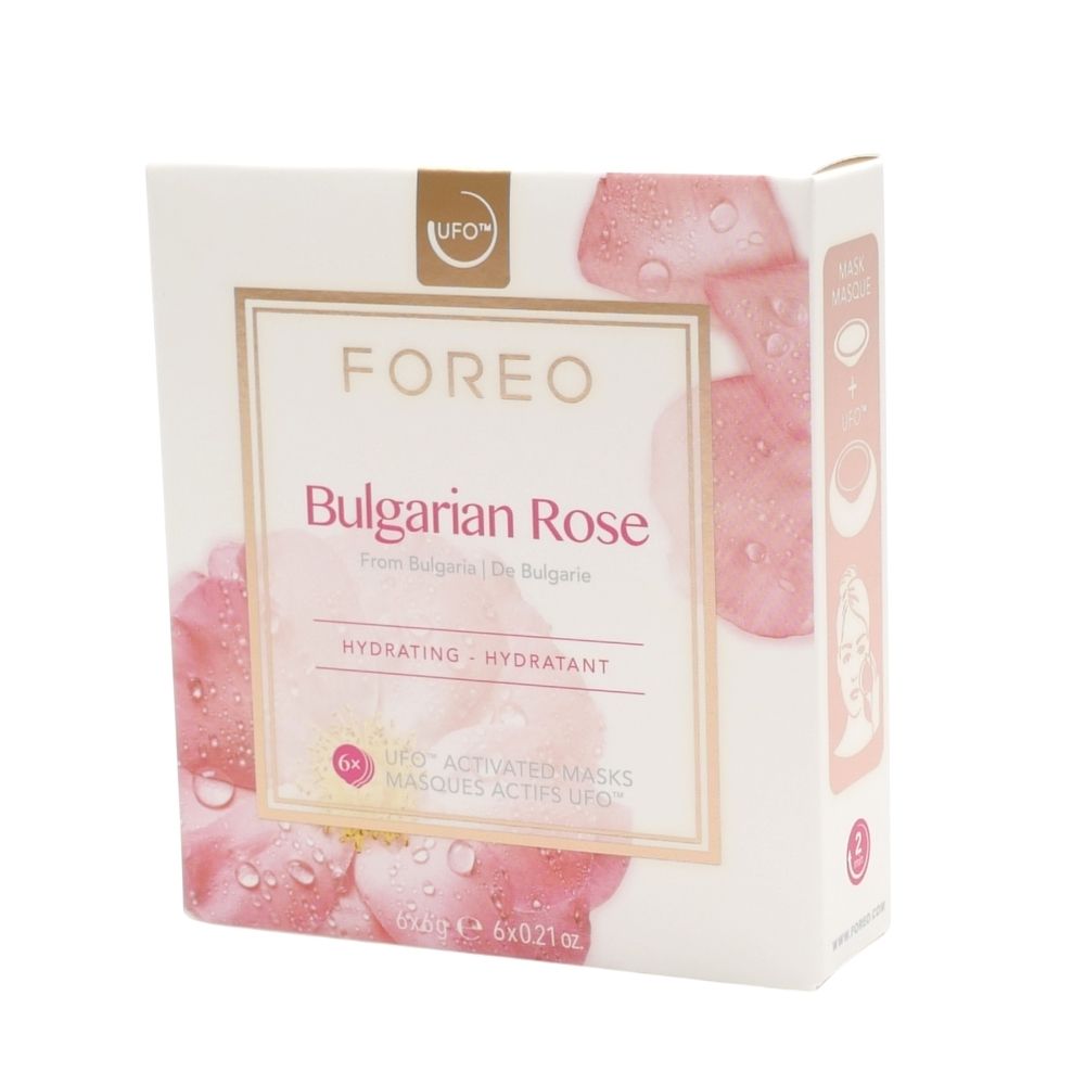 FOREO UFO 保加利亞玫瑰保濕面膜 6片 (美國原廠公司貨)