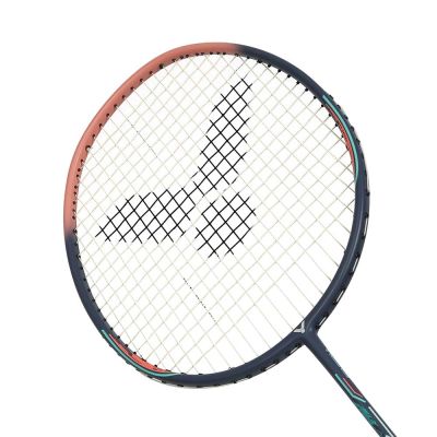 VICTOR 全面穿線拍-4U-穿線拍 羽毛球 羽球 訓練 勝利 DX-09-I-4U 丈青粉橘綠