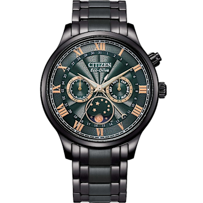 CITIZEN星辰 GENT S系列 亞洲限定 光動能月相腕錶 女神節 禮物 推薦 42mm/AP1055-87X