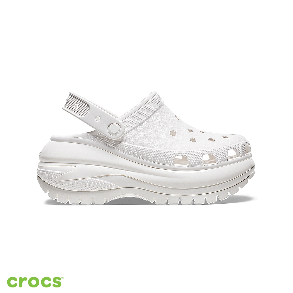 Crocs 卡駱馳 (中性鞋) Mega Crush經典光輪克駱格-207988 (白色)