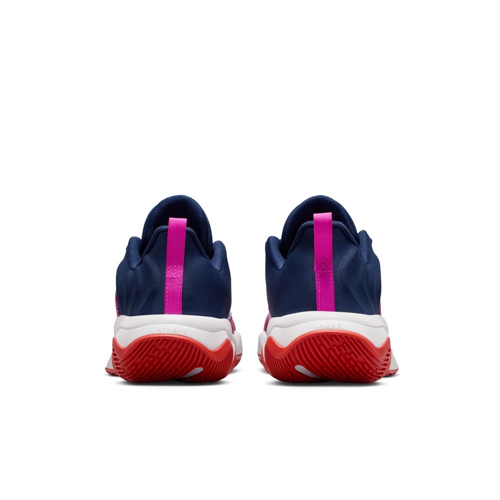 NIKE 籃球鞋女鞋大童運動鞋字母哥GIANNIS IMMORTALITY 4 SE GS 桃藍