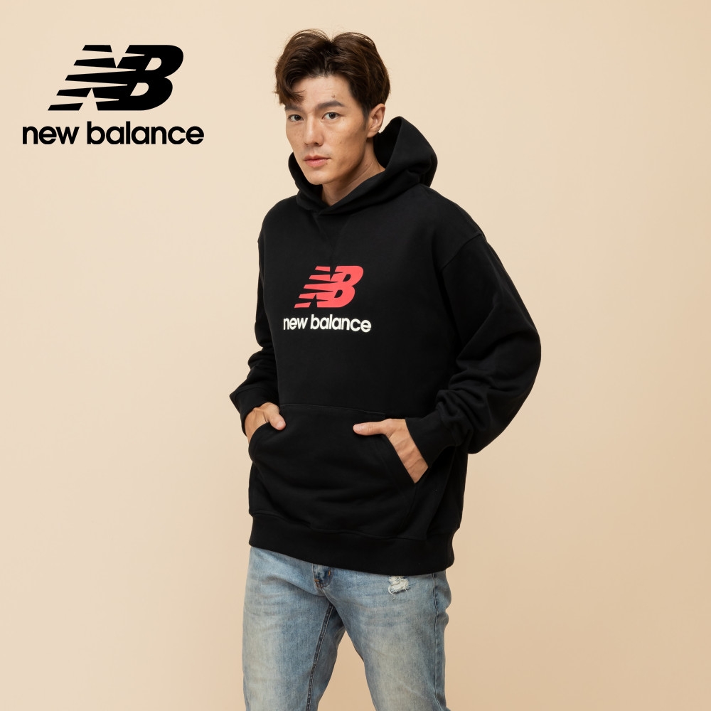 New Balance】NB連帽長袖上衣_男性_黑色_MT51512BK | New Balance