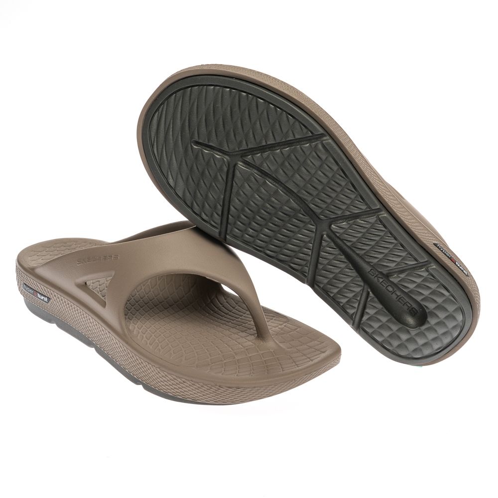 SKECHERS 男鞋健走系列涼鞋拖鞋GO RECOVER REFRESH - 229189KHK | 涼