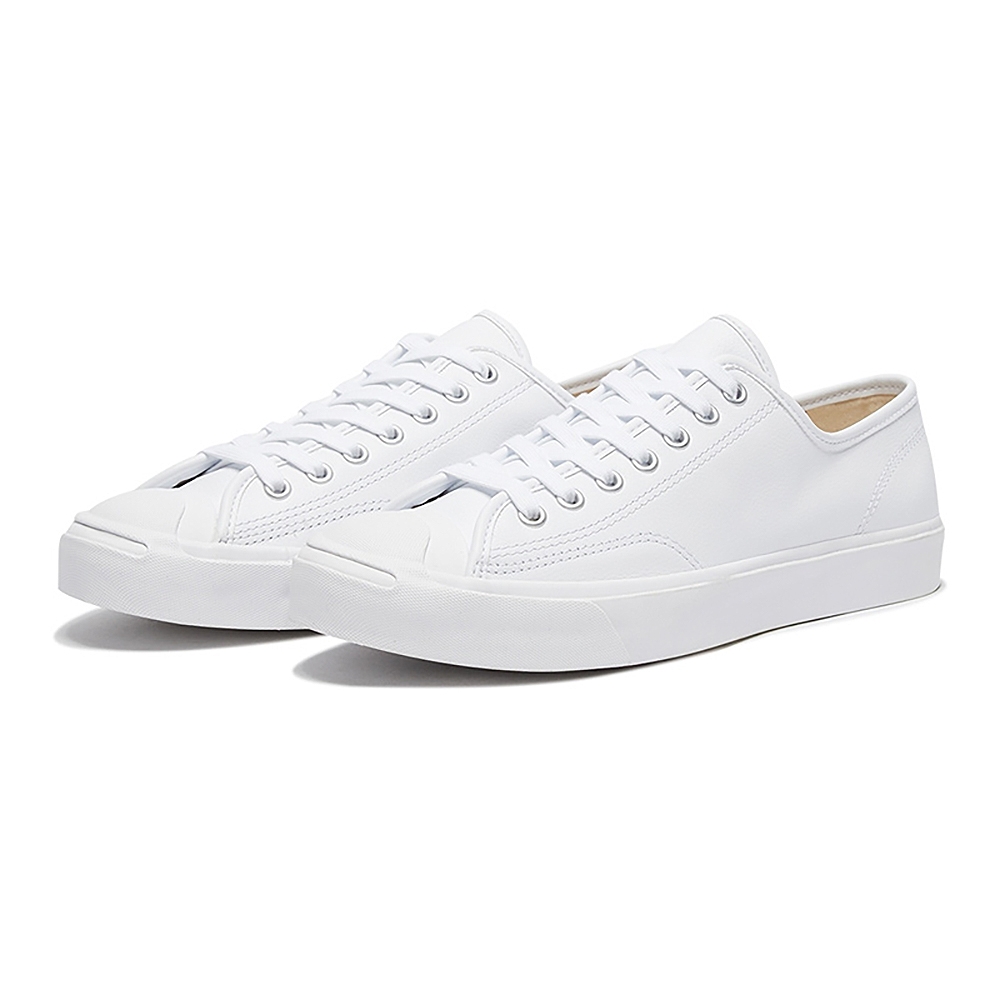 Converse JP OX 男鞋 女鞋 白色 皮革 低筒 開口笑 休閒鞋 164225C
