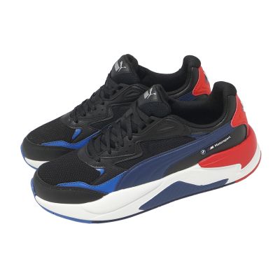 Puma 休閒鞋 BMW MMS X-Ray Speed 男鞋 黑 聯名 復古 賽車鞋 307137-01