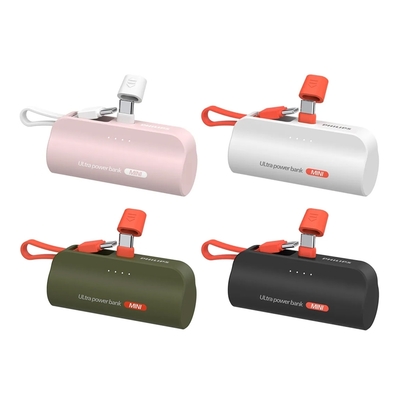 PHILIPS飛利浦 4900mAh 直插式 口袋行動電源10W DLP2550 17.88Wh_具Wh標示