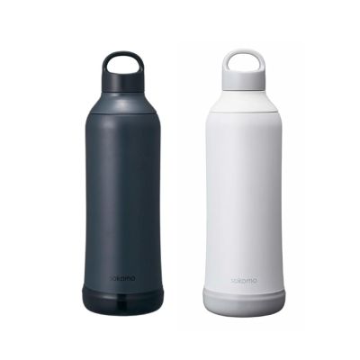 日本sokomo雙開蓋好洗杯－304不鏽鋼保溫杯800ml【億肯嚴選】