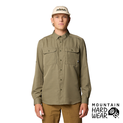 【Mountain Hardwear】Canyon Long Sleeve Shirt Men 機能健行長袖襯衫 深石綠 男款 #2104101