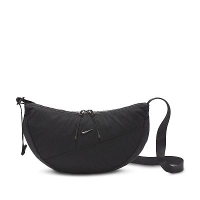 NIKE 斜背包 小包 運動包 NK AURA CRESCENT CROSSBODY 黑 HQ4370-013